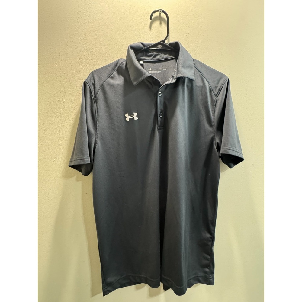 Under Armour Men's Tech Golf Polo - Gray, M